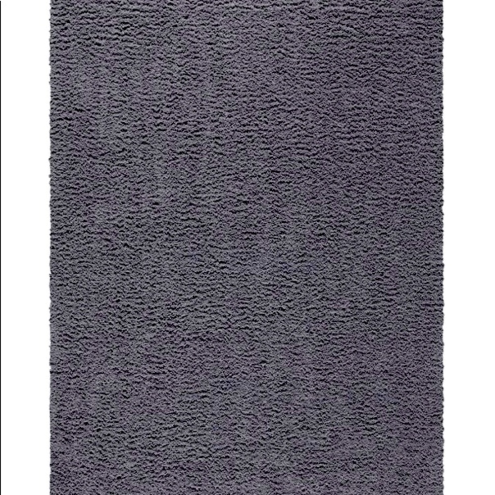 Mainstays Solid Casual Gray Shag Rug